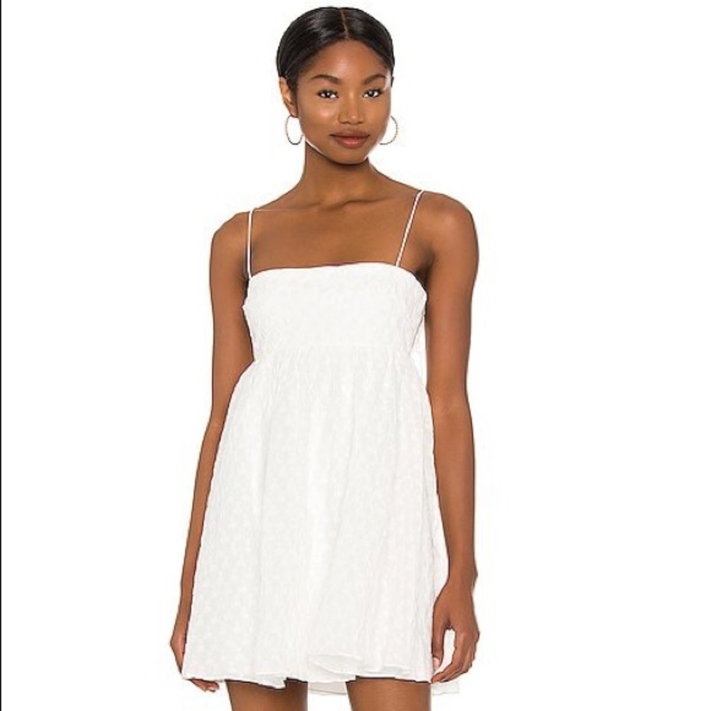 NWT Amanda Uprichard Jojo dress in white, size L